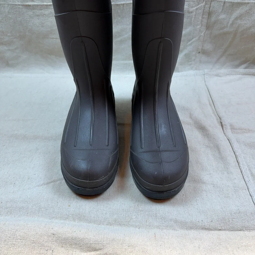 Northerner Rubber Rain Boots Brown Mens 7 Womens 9 Vintage 1997 Made in USA